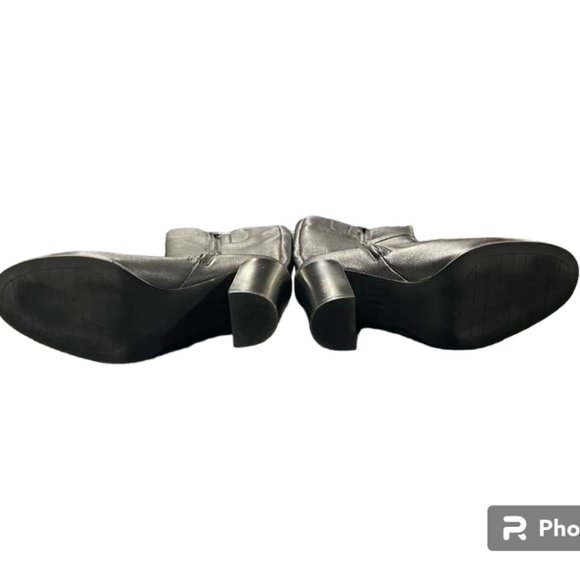 Kenneth Cole New York Tall Genuine Leather Boots Black - size 8.5 - Picture 14 of 16